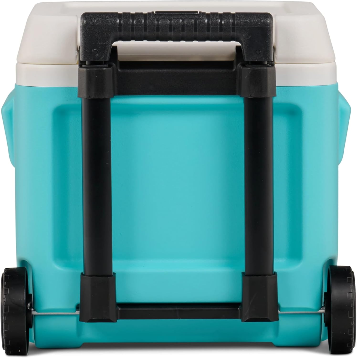 Cooler Hard-Sided Ice Chest, Portable Insulated Cooler with Wheels, Telescoping Handle, Cool Riser Tech, Leak-Resistant