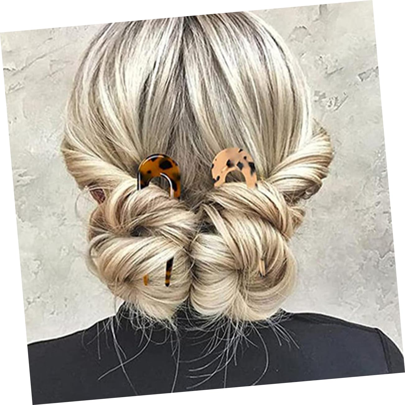 Healeved 12piezas Horquillas Acetato Para Moño Accesorios De Pelo Elegantes Para Mujeres Para Estilos De Cabello Para Ocasiones Diarias y Fiestas