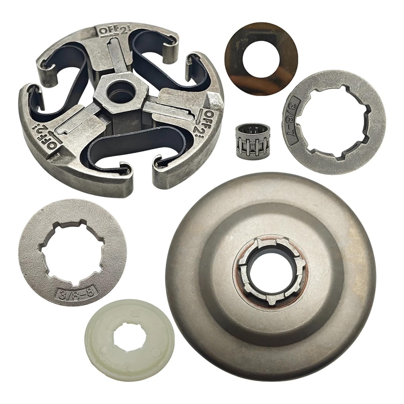 For hus-qvarna 61 66 266 268 272 Dust Protection Washer Needle Bearing 503744402 Chainsaw Clutch Assembly