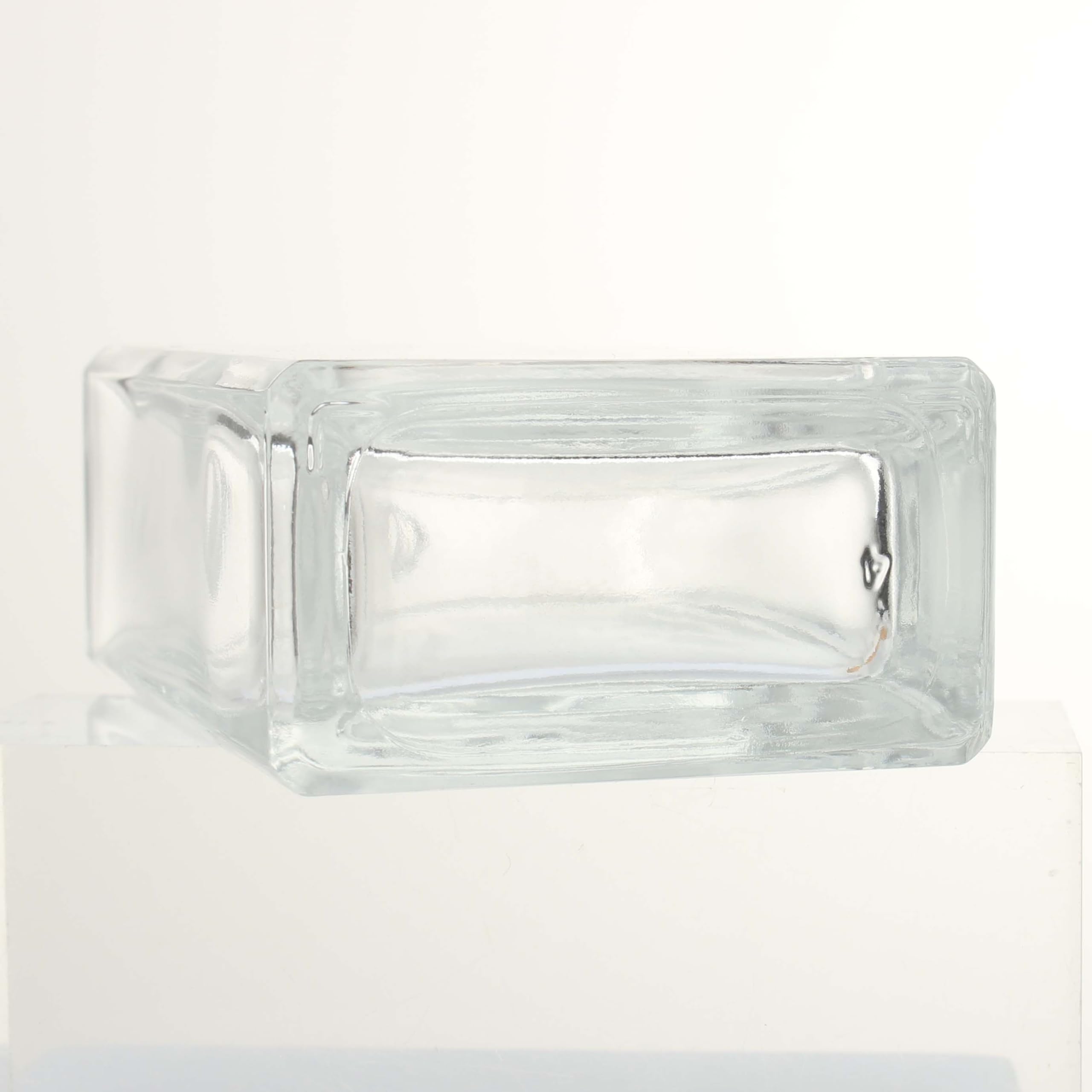 COSIDEA 3 botellas de vidrio plano transparente 100 ml para aceites esenciales de viaje