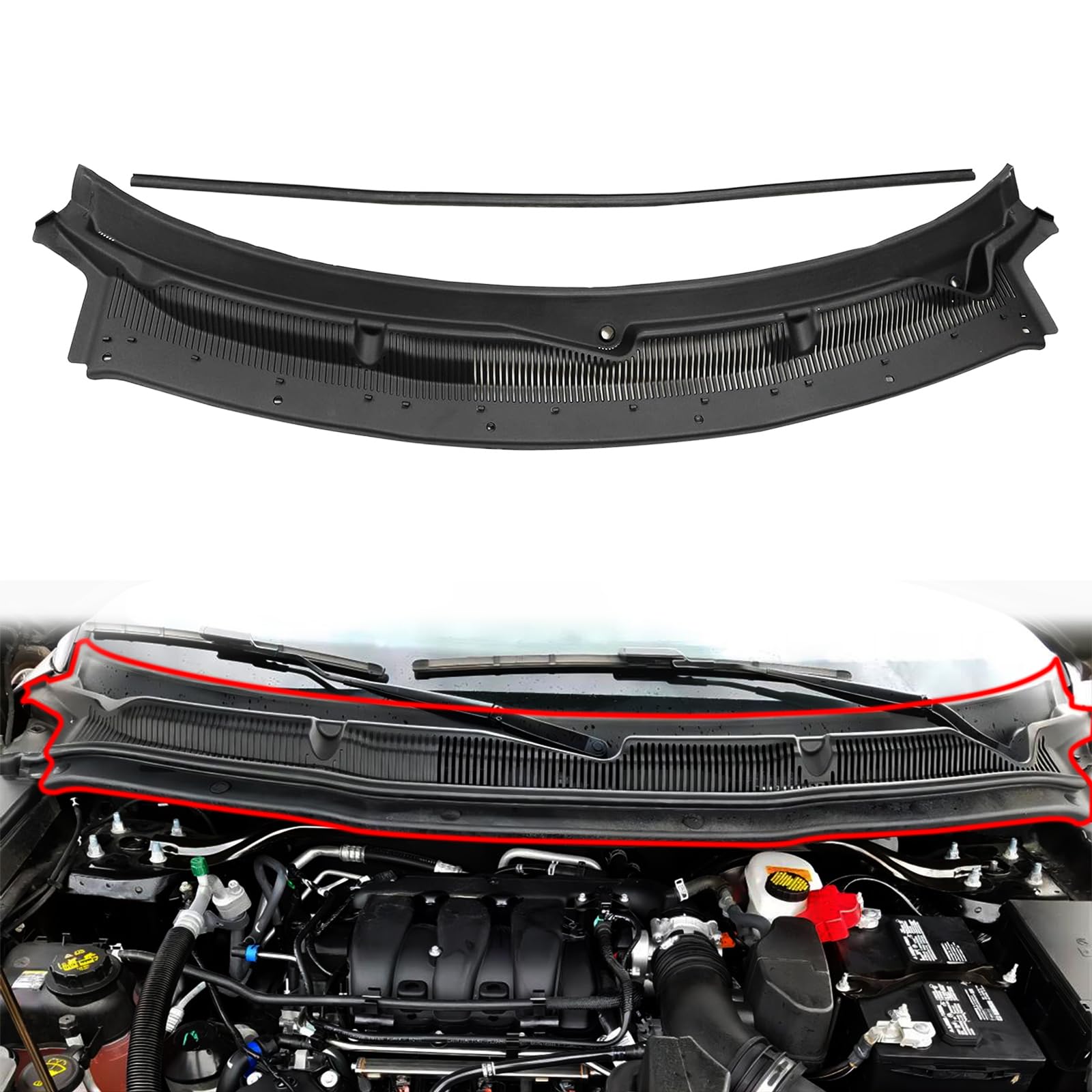 フォード エクスプローラー 純正 カウルトップ 2011−2019 極上品 Amazon | Fancemot フロントガラス カウルグリル トップパネル