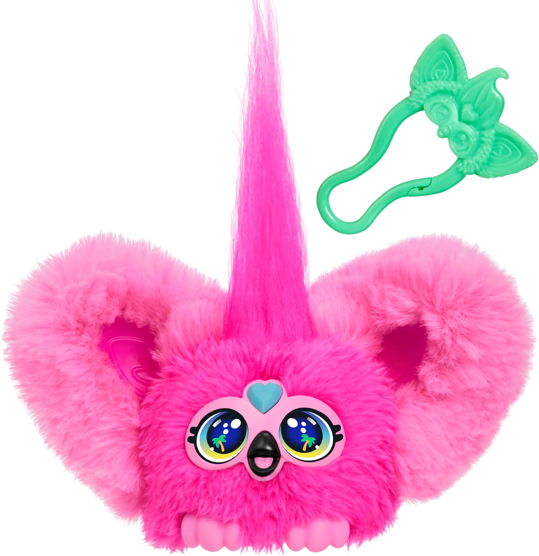 Furby Furblets Flo-Flo Flamingo Mini Plush Toy, Cute Plush Toys, Fun Interactive Toy for Kids, Pink