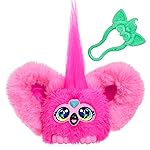 Furby Furblets Flo-Flo Mini Friend, Electronic Plush Toys, Pink Flamingo, Speaks Furbish & Plays Music, Series 5, Back to School Gifts, Ages 6+