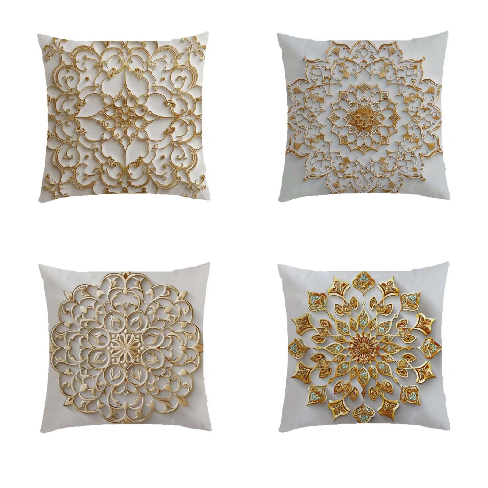 Housse de coussin 80x80cm extérieure pour rénover facilement vos coussins usés