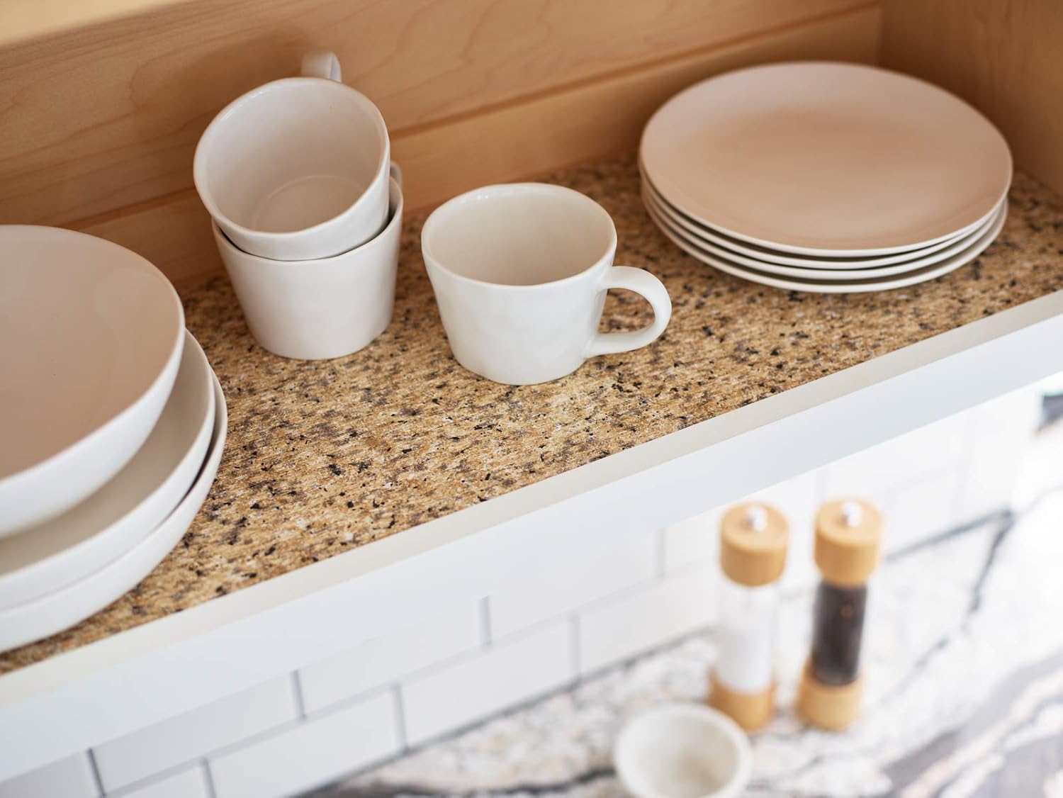 Duck Smooth Top Easy Liner Shelf Liner 12" Wide Kitchen Pack, 6-Rolls, 10' Length, White : Clothing, Shoes & Jewelry