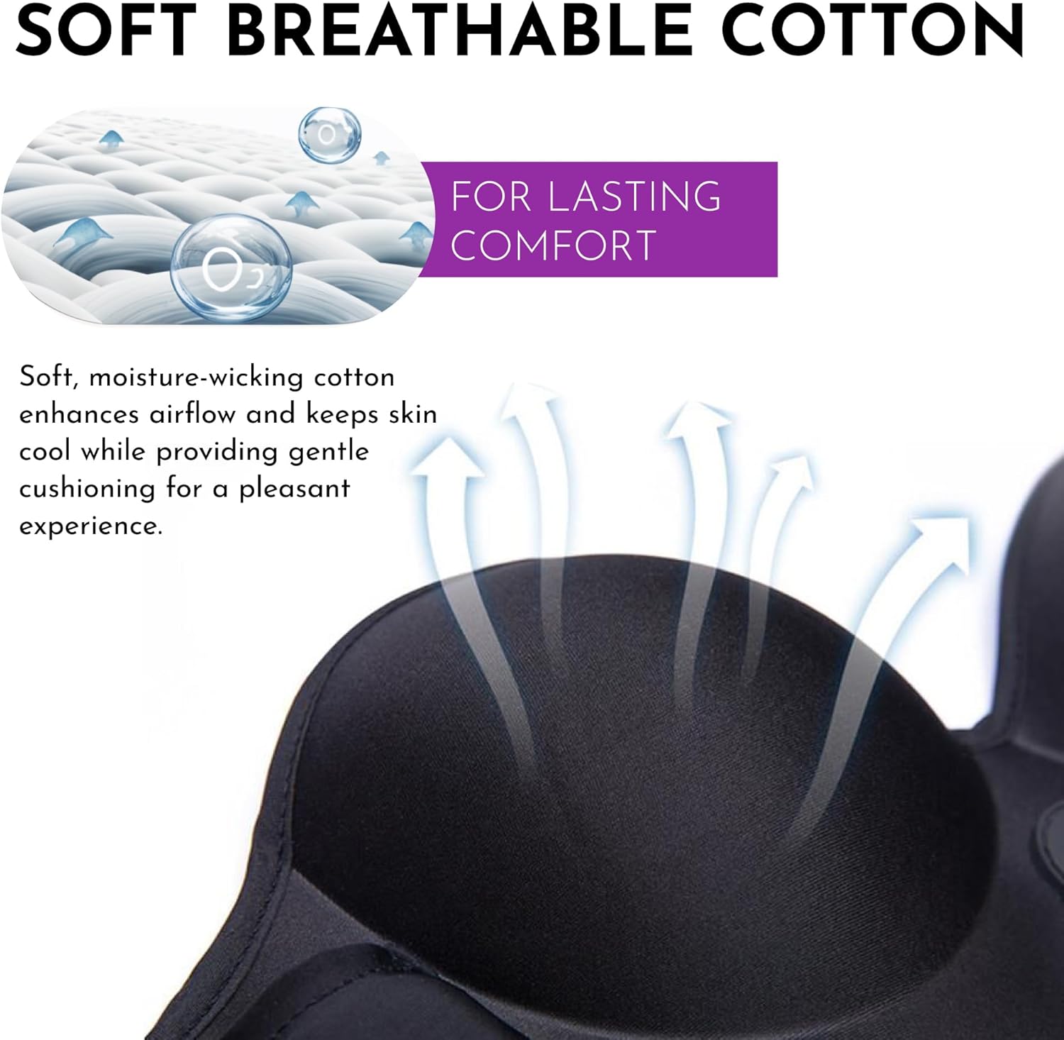 Breast Enhancement Heated Bra Massager - USB Rechargeable Electric Vibrating Bigger Bust Enlargement Growth Stimulator - Image 5