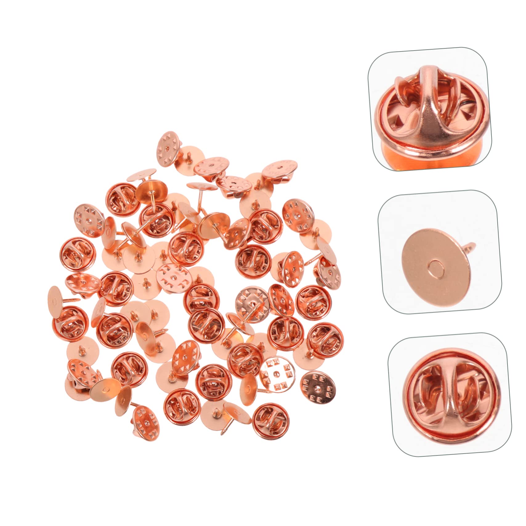 Operitacx 250sets Chiusure Posteriori Per Spille e Gioielli Gancetti Per Bricolage Facili Da Utilizzare e Sicuri Per Pin Distintivi e Progetti Fai Te
