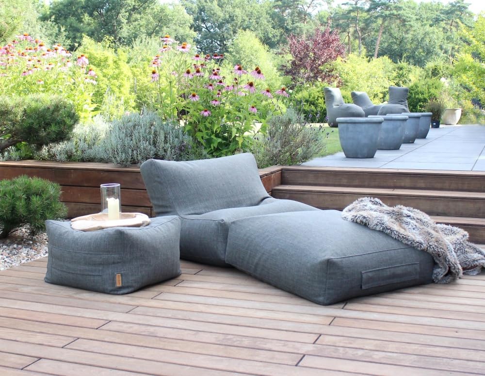 Peak Olefin Terra Der Outdoor-Sitzsack für den Garten und die Terrasse Ganzjährig Outdoor geeignet