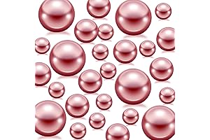 100Pcs Floating Rose Gold Polished Glossy Beads Vase Fillers