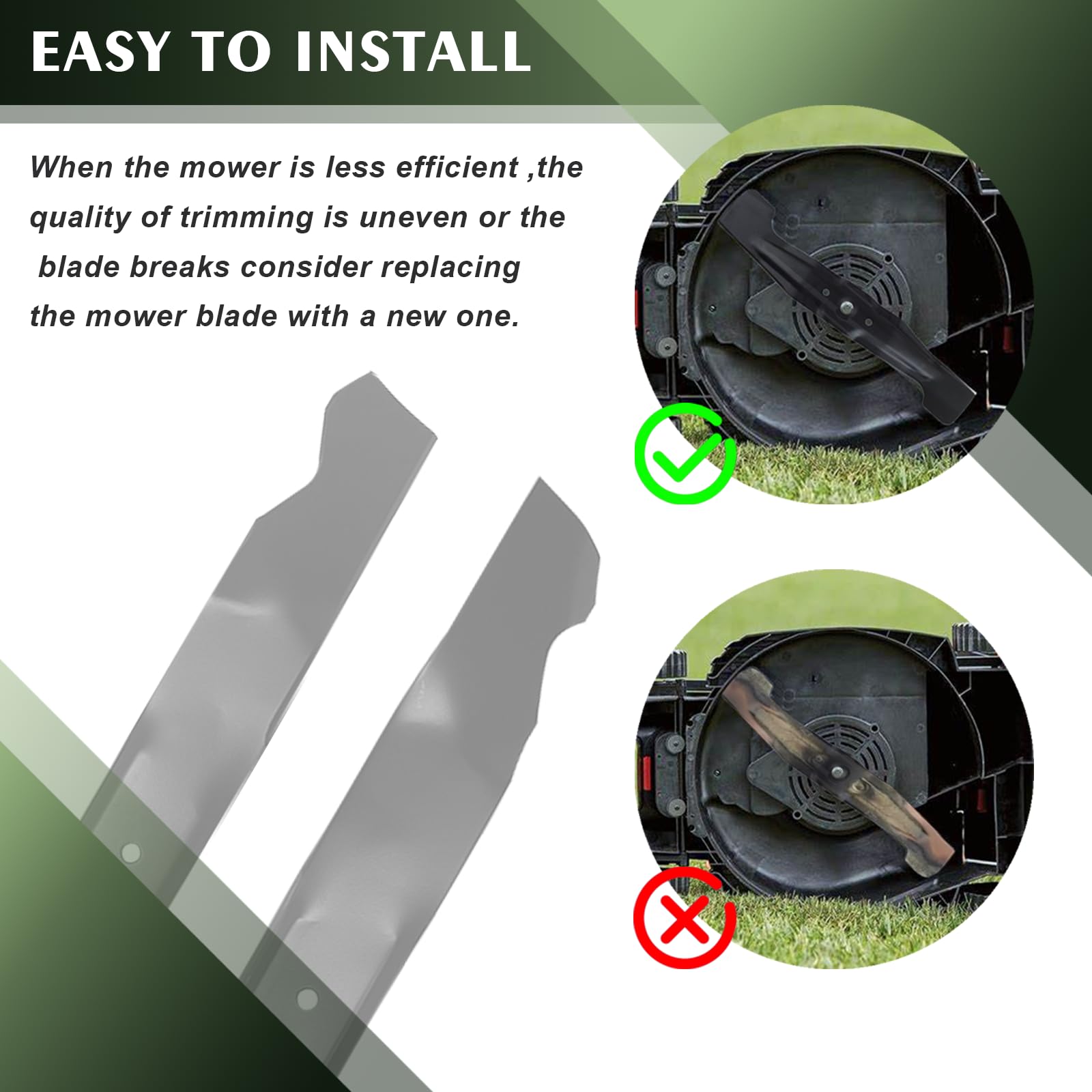 出刃 Amazon.com : Inren 942-0741A 21 Inch Lawn Mower Blades Compatible