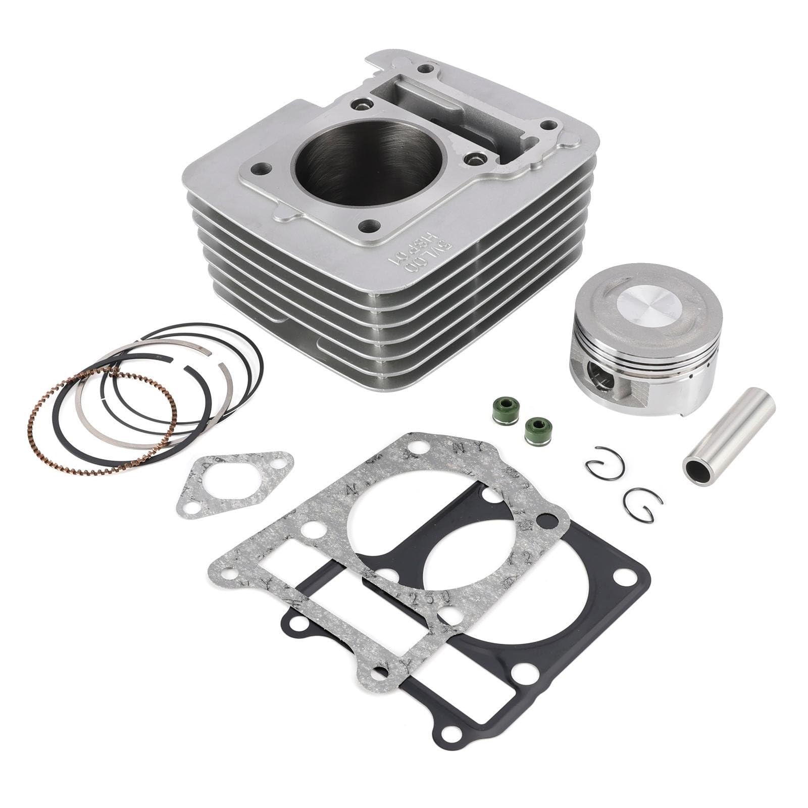 Cilindro 185cc YBR 125 de gran diámetro 62mm para Custom 2005-2018 7