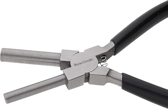 The Beadsmith Vintaj Bail-Making Pliers 6 Millimeter, 8.5 Millimeter, Filigree Tool for Bending Metal