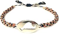 Vista 10 de Rumi Sumaq Nautical Rope Bracelet for Men, Women & Kids - Waterproof Hand-Knotted Adjustable Pull Tie - Martha’s Vineyard Island Map, Sailor Rope &