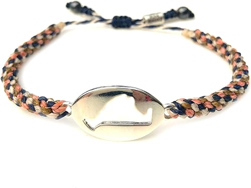 Miniatura 10 de Rumi Sumaq Nautical Rope Bracelet for Men, Women & Kids - Waterproof Hand-Knotted Adjustable Pull Tie - Martha’s Vineyard Island Map, Sailor Rope &