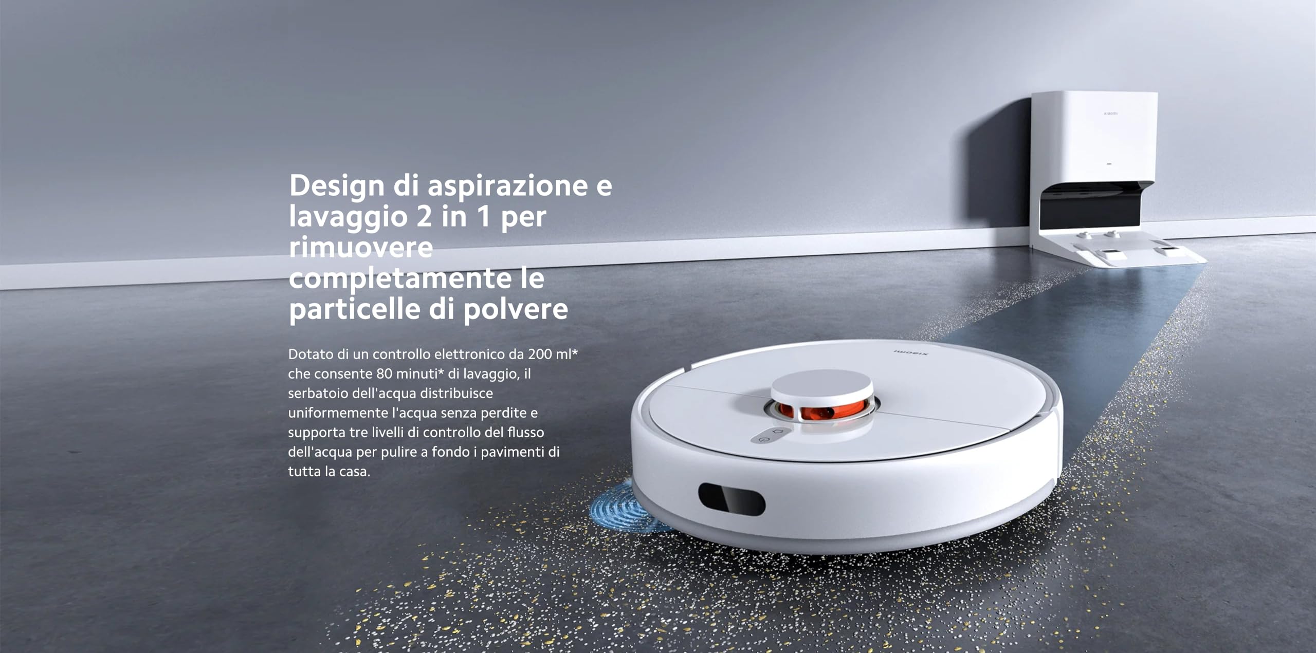 XIAOMI Robot Vacuum X10 - Robot Aspirador y fregasuelos con Sistema Inteligente de navegación láser (LDS), succión de 4000 Pa, Base de autovaciado, 5200 mAh, Blanco (Versión ES + 3 años de garantía)