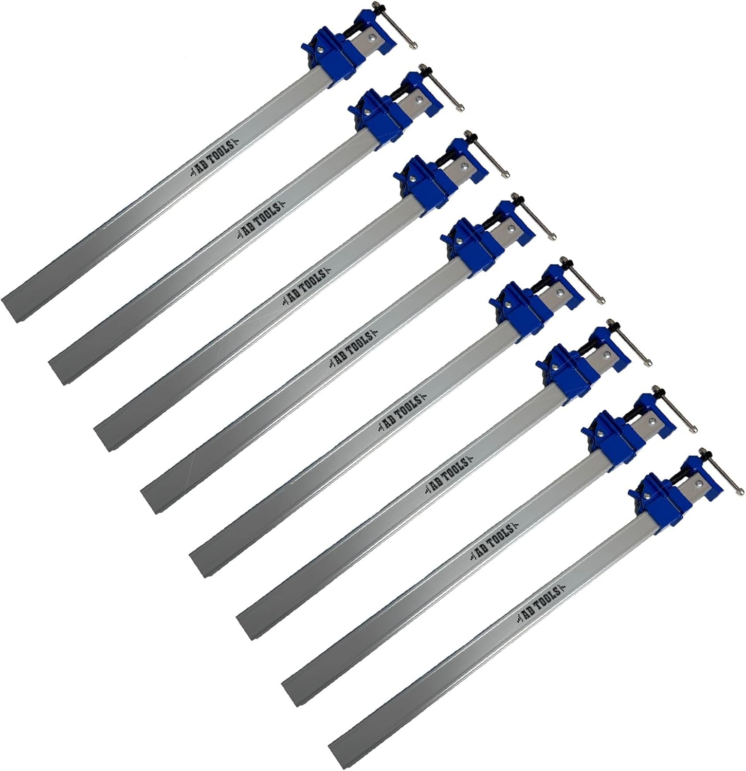 24" 600mm Aluminium Sash Clamp Grip Bench Work Holder vice Slide Clamp 4pk