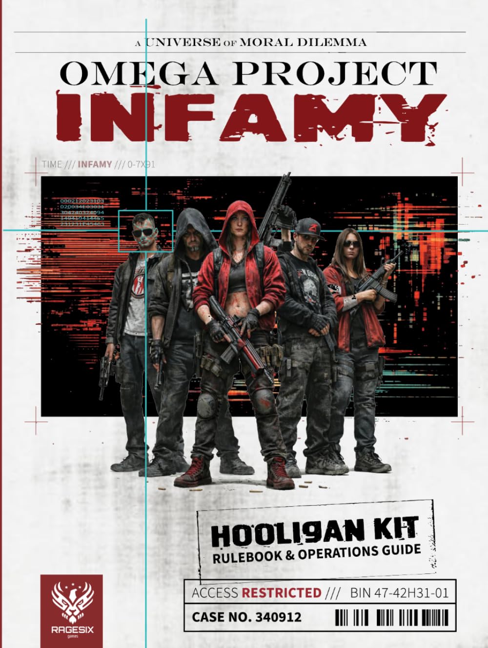 Omega Project: Infamy: Rulebook & Travel Guide      Hardcover – Large Print, April 7, 2025
