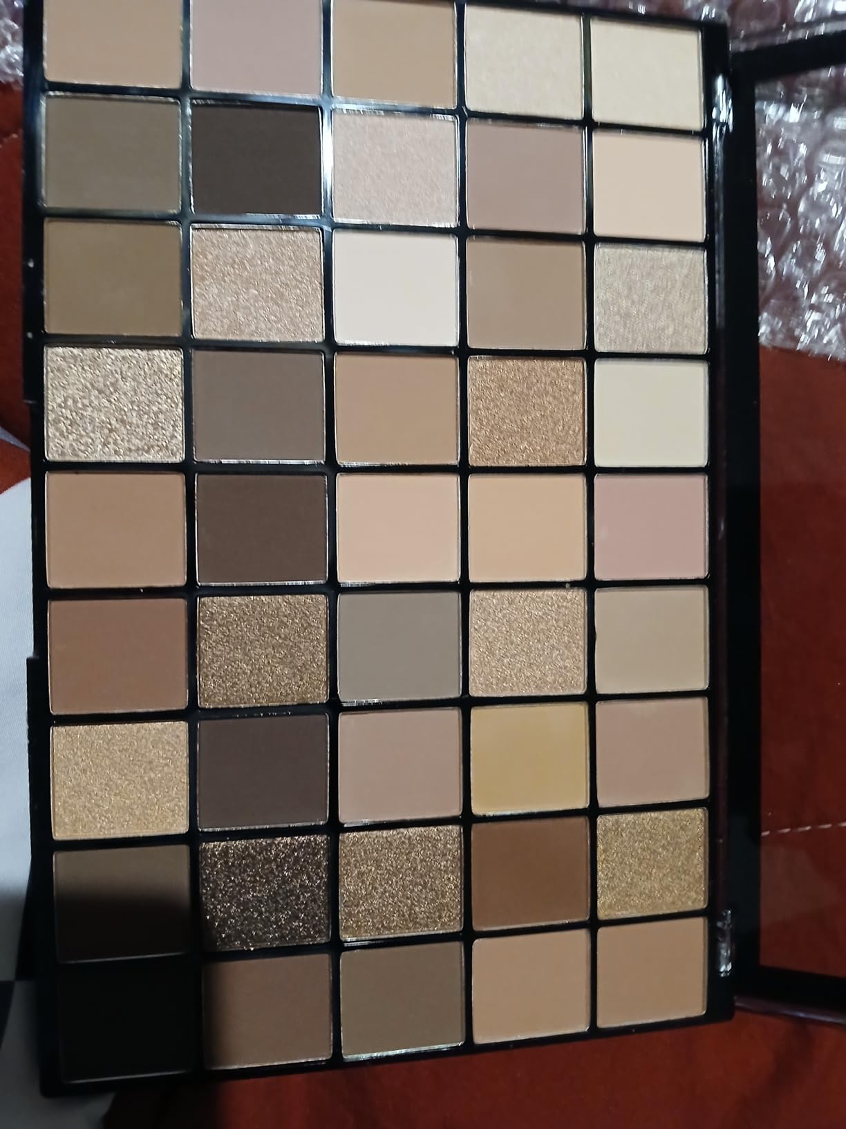 Revolution Beauty London Revolution, Maxi Reloaded Eyeshadow Palette, Includes 45 Shades in Matte & Shimmer Finishes, Richly Pigmented, Ultimate Nudes, 45 X 0.04 Oz