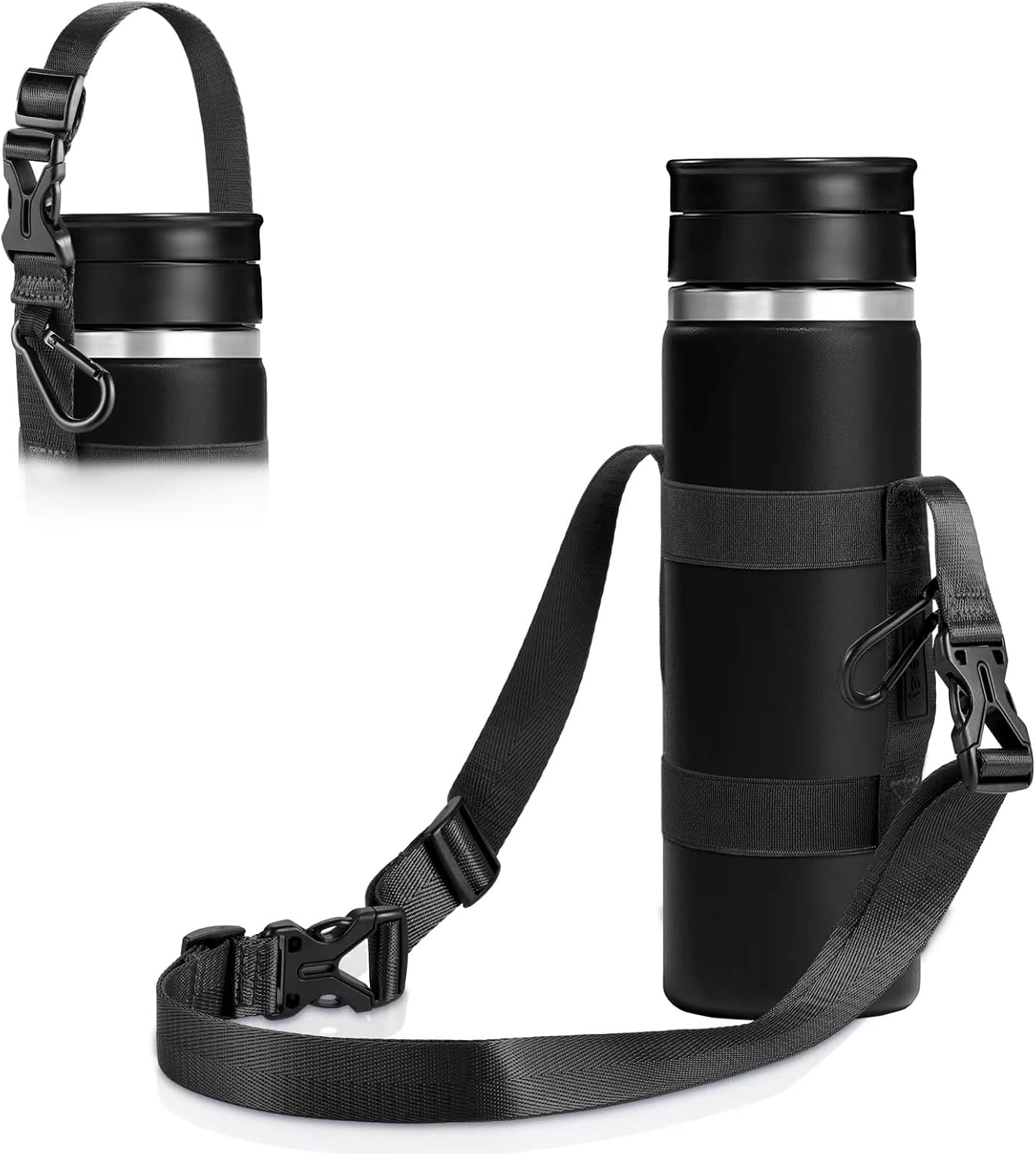 Adjustable Water Bottle Holder Strap with Carabiner Australia Ubuy