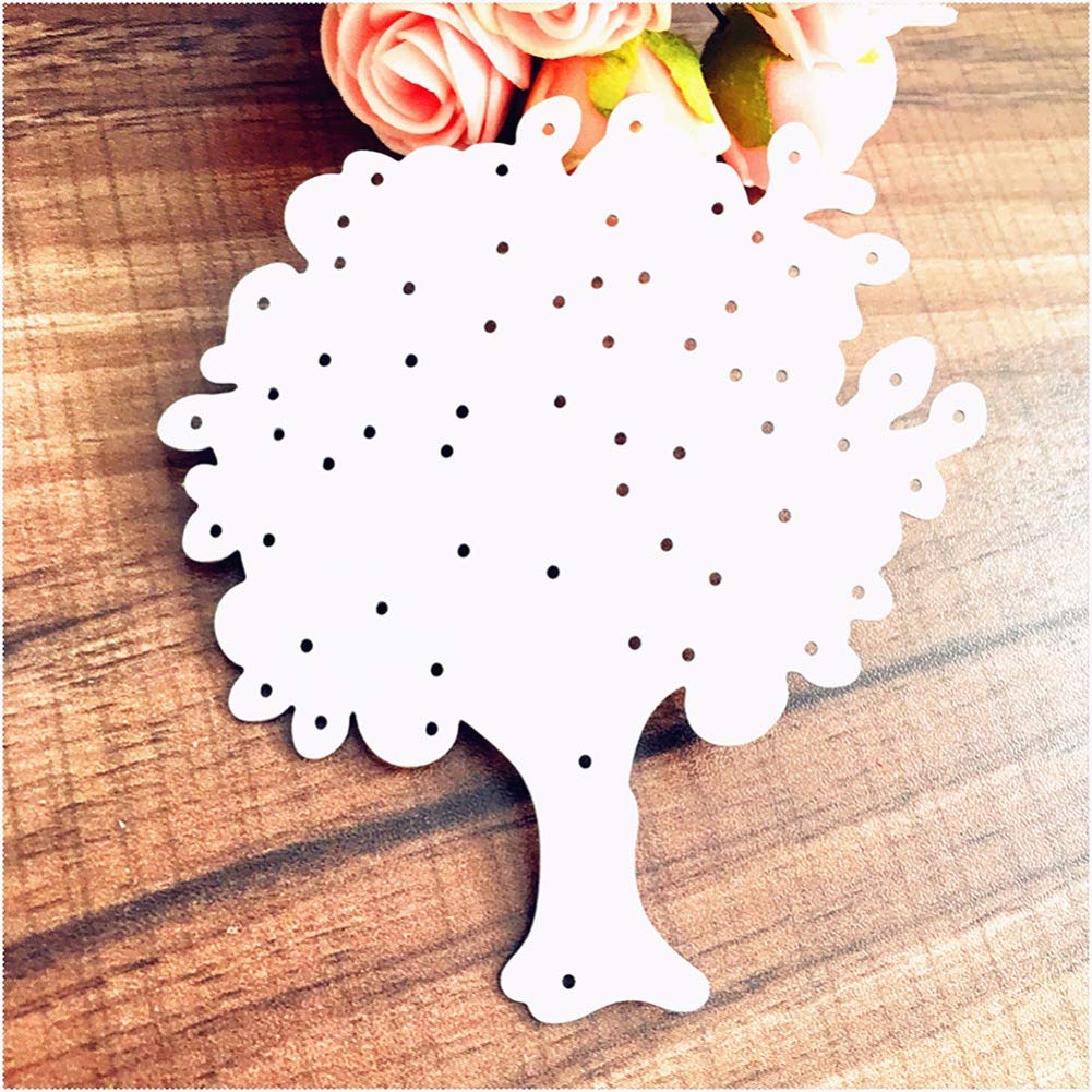 Fustelle a forma di case e alberi per realizzare biglietti e