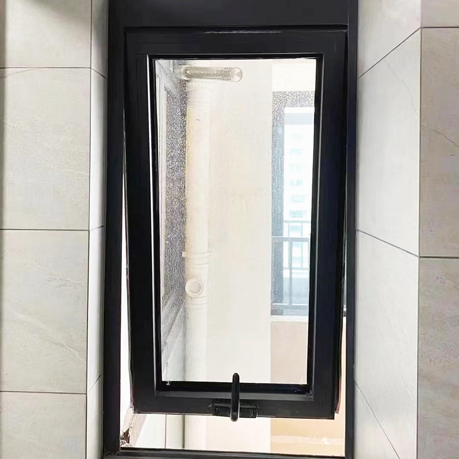 Ventanas Aluminio Ventana con Marco de Aluminio y Cerradura, 30x40 40x50 60x60 70x80 Cm Ventanas Aluminio de Sustitución para Casas Mobil Home, Vidrio Templado Transparente Ventanas(WxH30x40cm)
