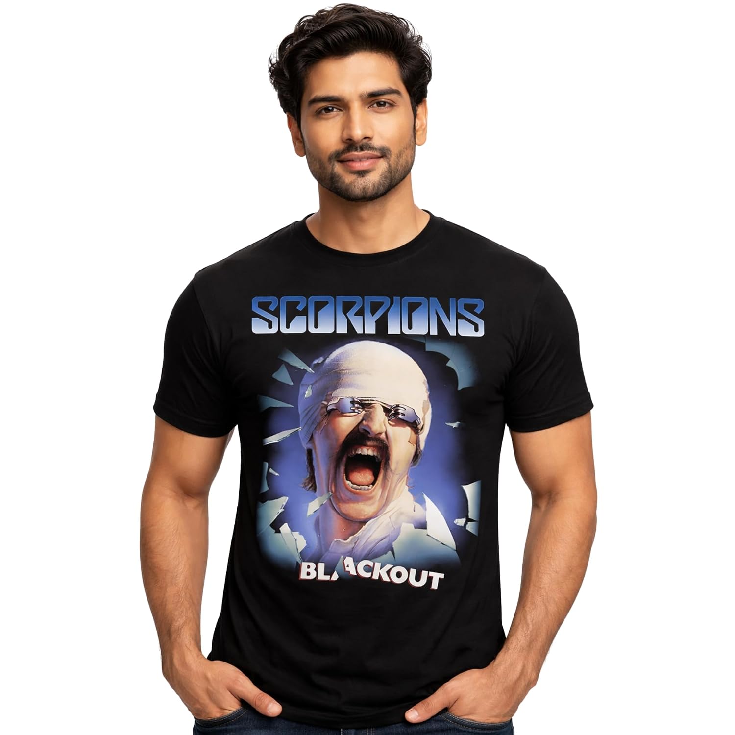 Genzink Men's Cotton Graphic Print Unisex Rock Band T-Shirt | Classic Black, Slim Fit - Review, Price and Buying Guide