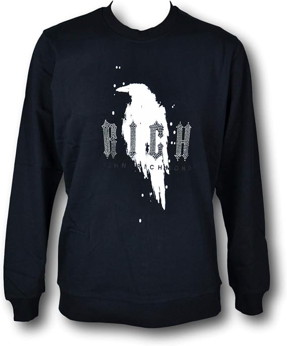 John richmond - felpa gms corvo - hmp18020fe2 - m : Amazon.it: Abbigliamento