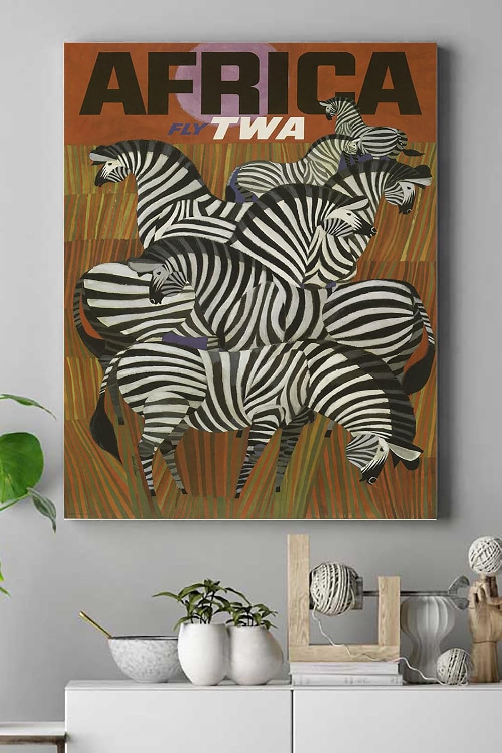 Postermanya (pster14923) Afrika Vintage Kanvas Tablo 21 x 30
