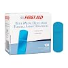 American White Cross 99915 Blue Metal Detectable Adhesive Strips, Sterile, Lightweight, 1 Width, 3 Length, Pack of 1200
