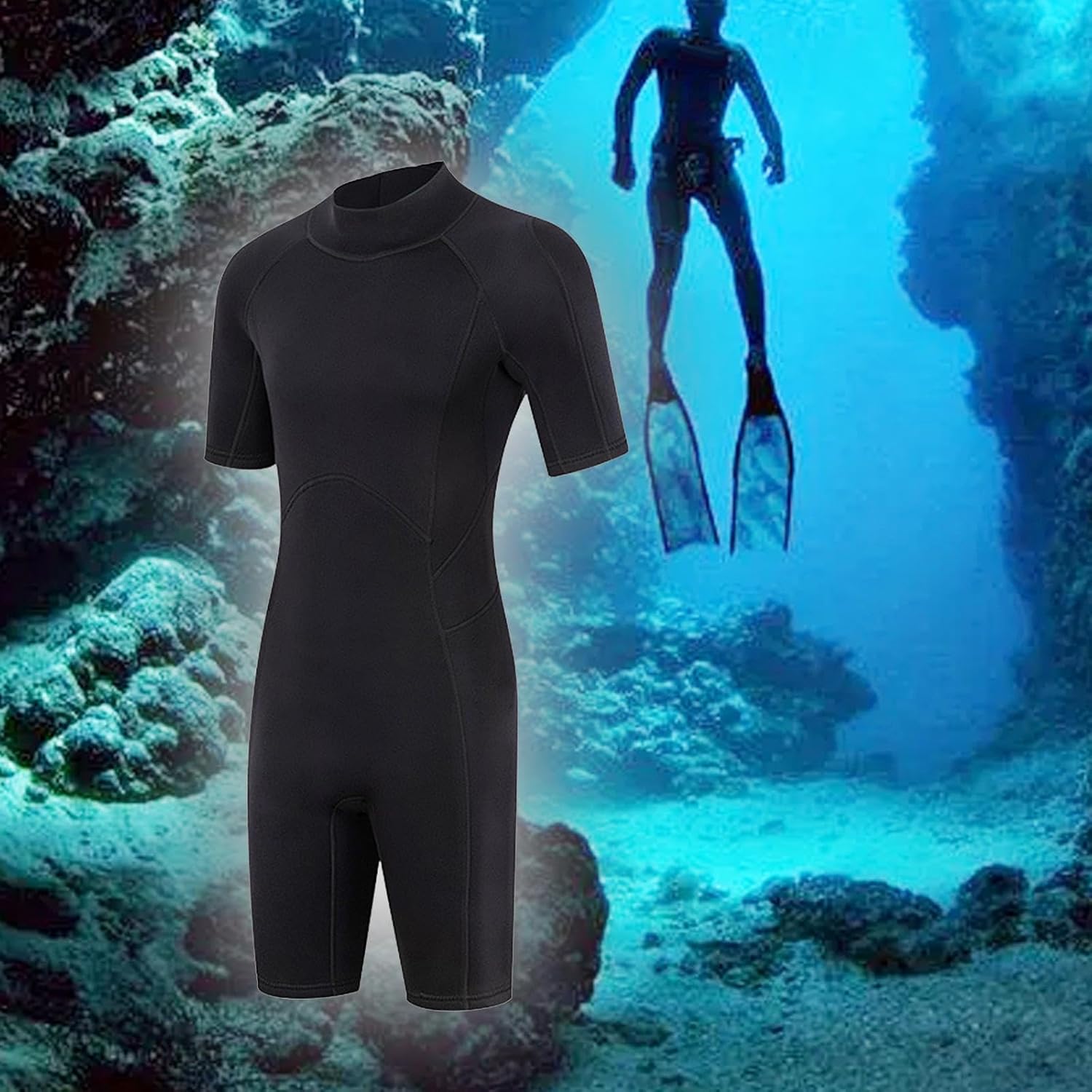 モビーズ スキューバーダイビング ウェットスーツ フルオーダー 水上