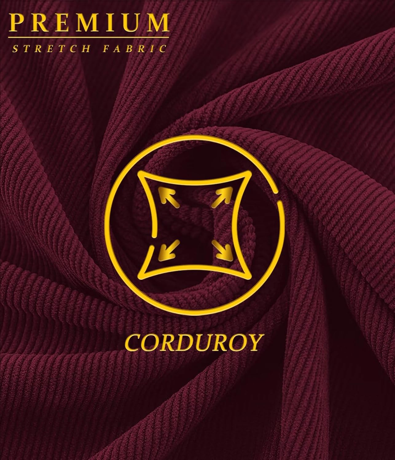 Hybrid & Company Super Comfy Stretch Women 5 Pockets Corduroy Boot Cut Pants - Image 8