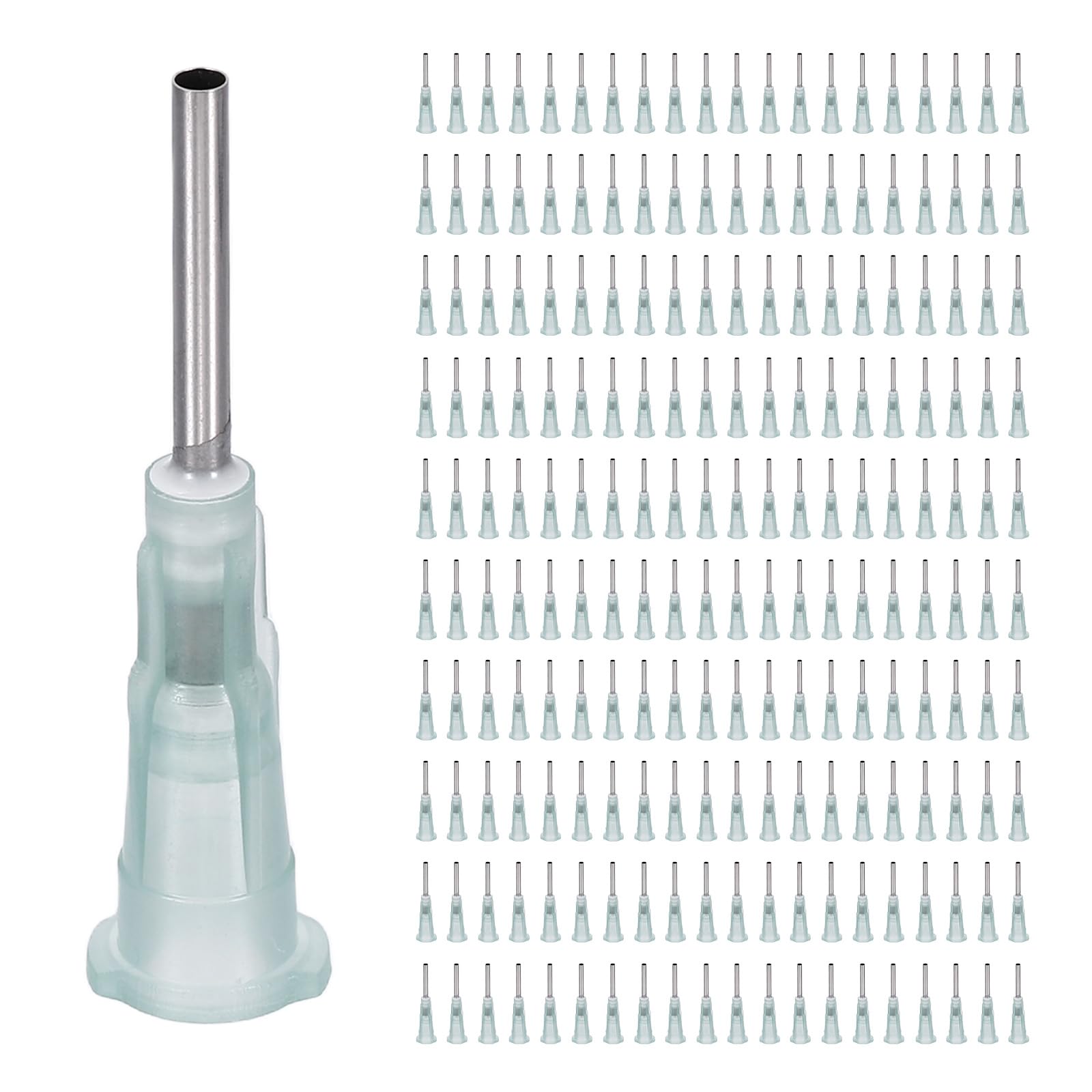 uxcell 200Pcs Blunt Tip Dispensing Needles 0.5 Inch 15G Stainless Steel Tip