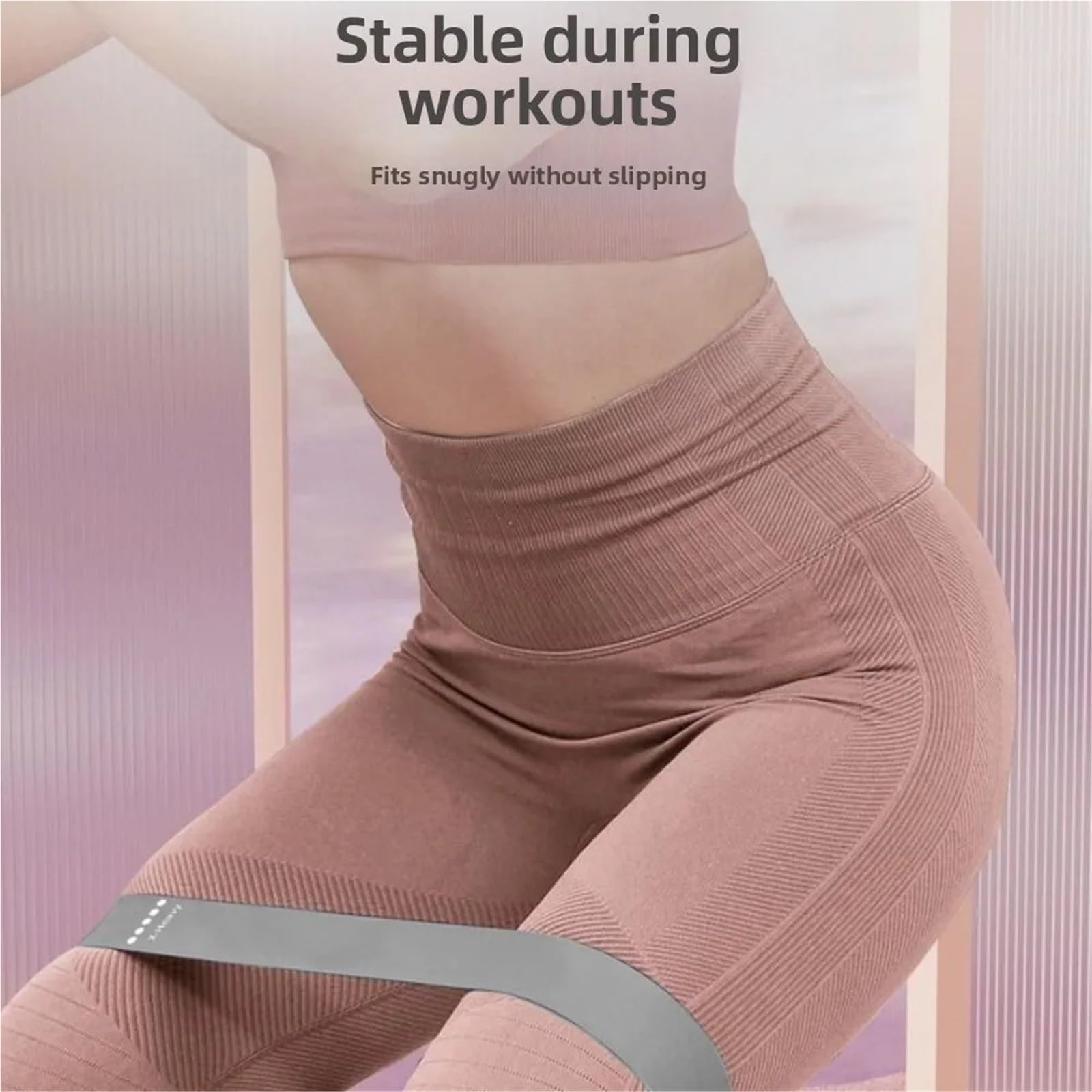 5 fasce elastiche for esercizi, di resistenza Pilates Flexbands ispessite per Allenamento