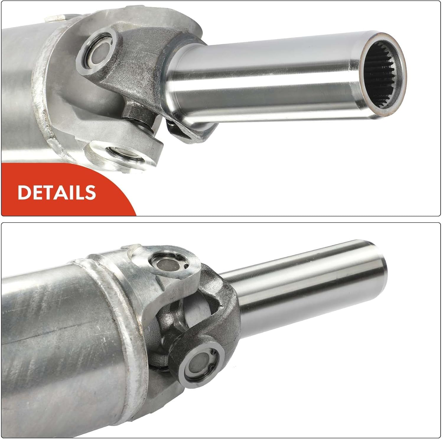 A-Premium Rear Drive Shaft Driveshaft Assembly Compatible with Chevrolet Silverado 2500 HD 2007-2010 & GMC Sierra 2500 HD 2007-2010, 4WD, Automatic Transmission, Complete Prop Shaft