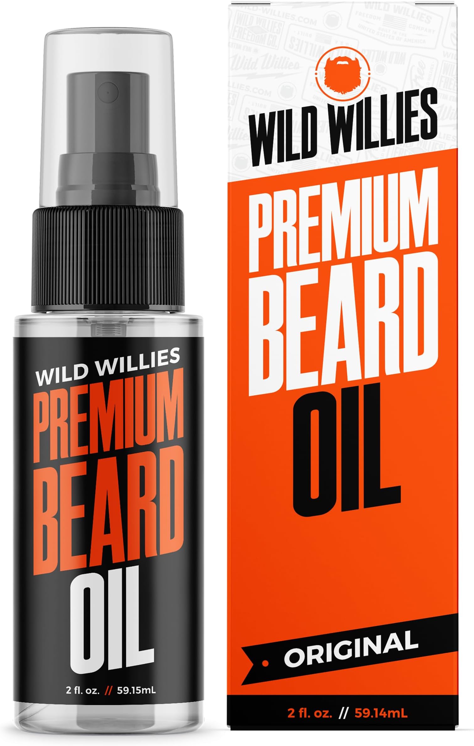 Wild Willies Beard Oil for Men - Natural ingredients Promote Deep Conditioning - Removes Itch & Dandruff - Deep Softening Treatment - Best Beard Oil & Conditioner - 2 Fl Oz