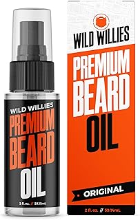 Wild Willies Beard Oil for Men - Natural ingredients Promote Deep Conditioning - Removes Itch & Dandruff - Deep Softening Treatment - Best Beard Oil & Conditioner - 2 Fl Oz