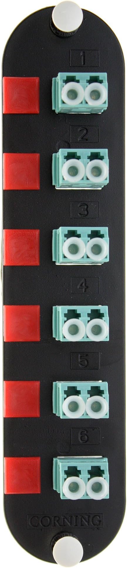 CCH-CP12-E4 - Corning CCH Panel, LC Duplex, 12 F, Multimode (OM3/OM4)