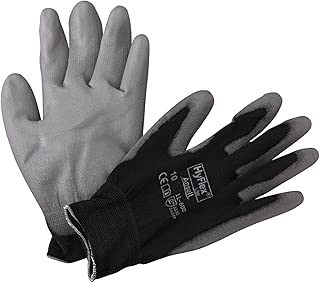 Ansell 11-600-10-BK HyFlex Lite Gloves, Size 10, Black/Gray (Pack of 12) - coolthings.us