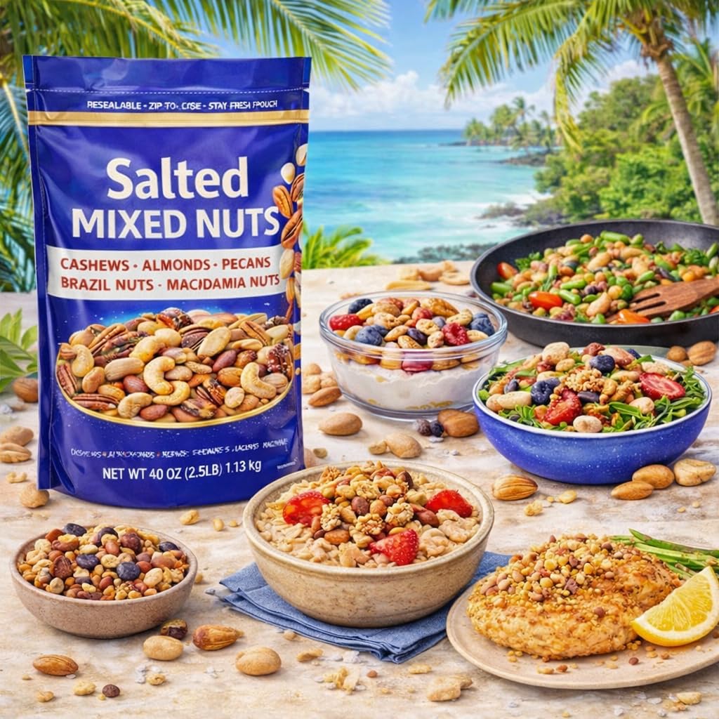 Amazon.com : Mixed Nuts Almond Cashew Pecan Brazil Nut Macadamia