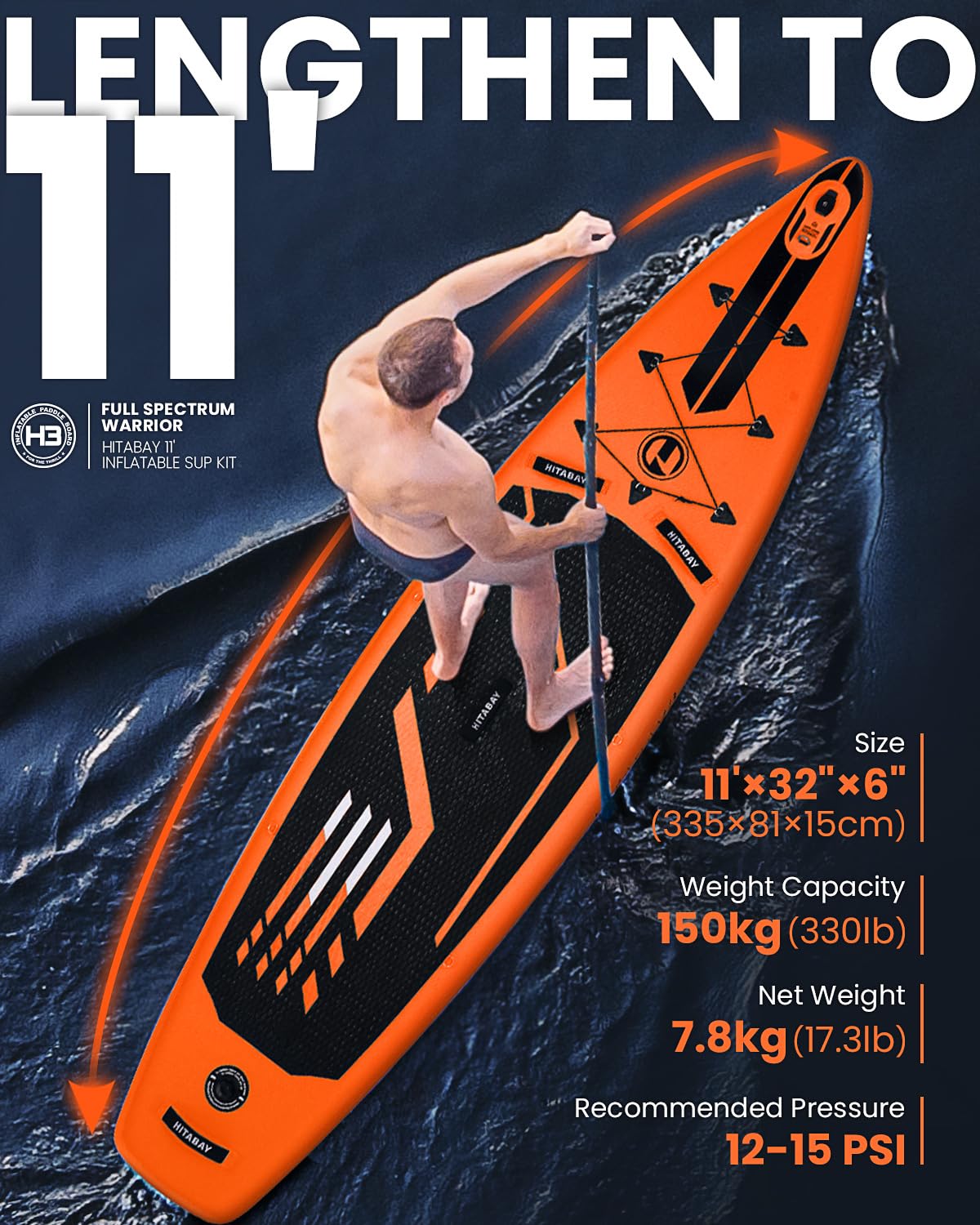 Deska SUP z kompletnymi akcesoriami, 290 cm i 320 cm i 335 cm nadmuchiwana SUP dla dorosłych, maksymalne obciążenie 150 kg deski surfingowej