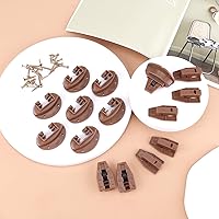 Vista 3 de Kit de 8 guías de plástico para cajones Kenlin Rite-Trak II, guías prácticas de repuesto para cajones de montaje central, cajón, cómoda, accesorios