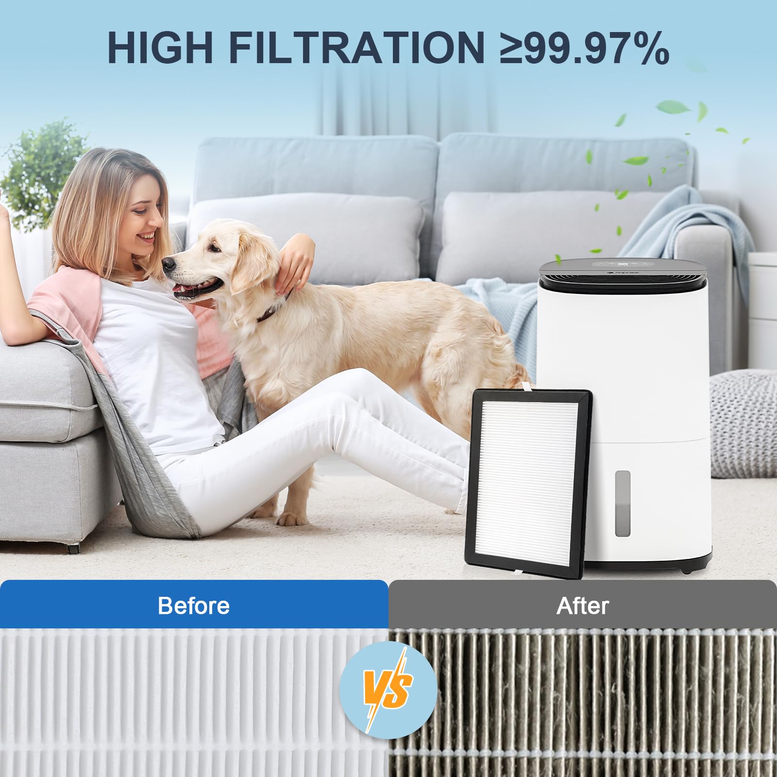 MeacoDry Arete® One 25L Déshumidificateur Et Purificateur D'air De