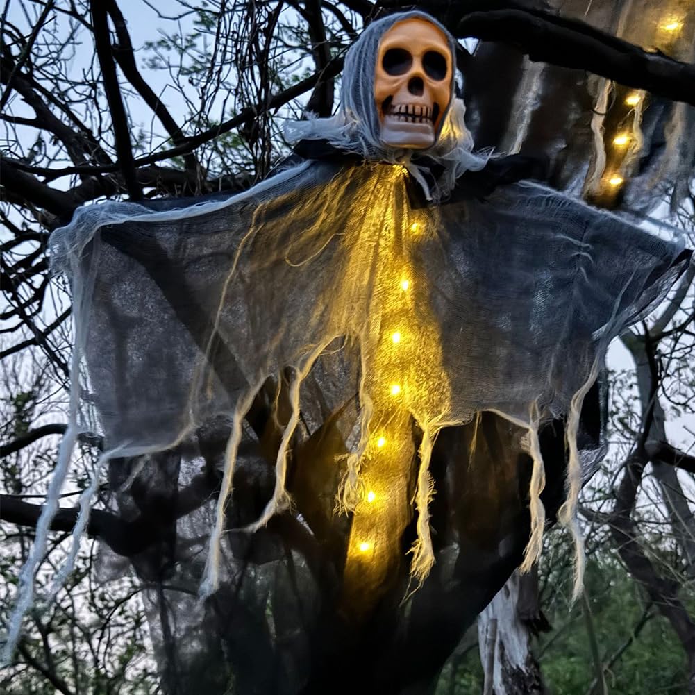 12 Stück Halloween Kokon-Leichen Dekoration – 14 Cm – Mit Gaze Umwickelte Skelette