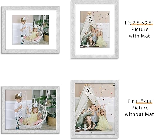 Miniatura 39 de Picrit - Juego de 12 portarretratos de 5 x 7 pulgadas para colgar en la pared o exhibir sobre una mesa, para fotos de 4 x 6 con paspartú o 5 x 7