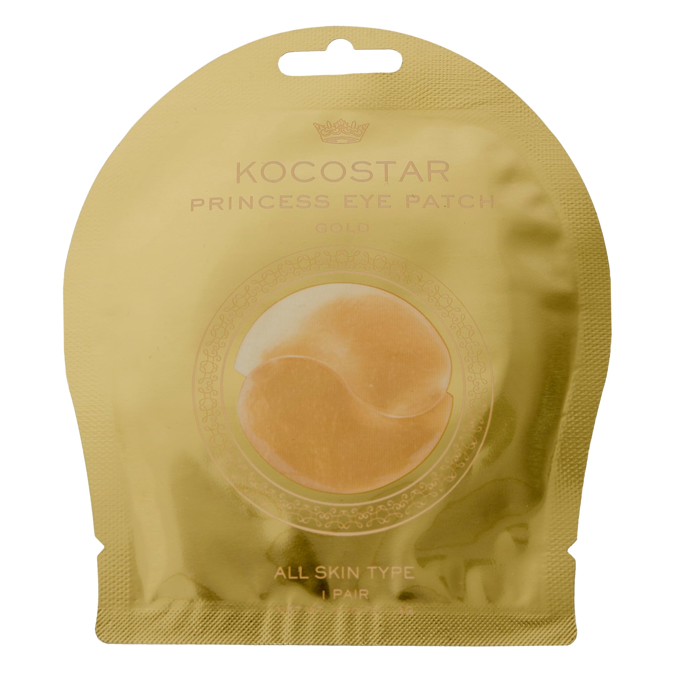 Kocostar Princess Under Eye Patch, Under Eye Mask Treatment - Gold