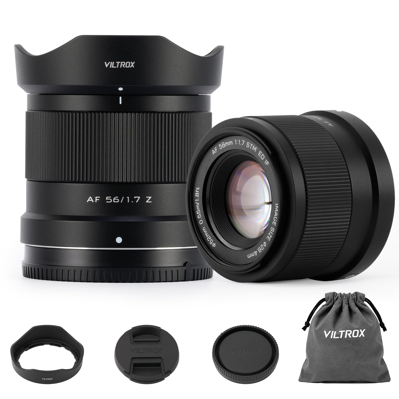 VILTROX 56 mm F1.7 Air Z Mount Obiektyw Fotograficzny do obiektywu Nikon Z Camera Duże Przysłony i Auto Focus Czujniki APS-C dla Nikon Z30 Z50 Z50II Z5 Z5II Z6II Z7 Z7II Z8 Z9 ZR