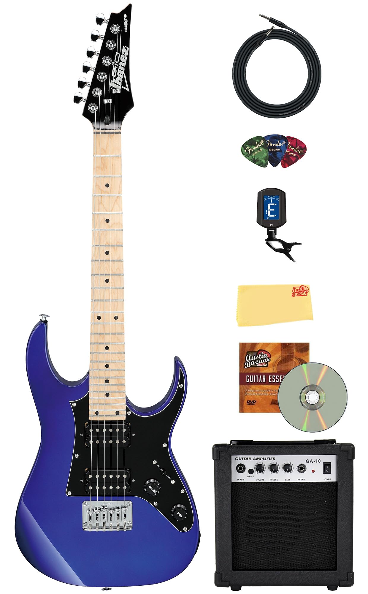 Amazon.com: Ibanez GRGM21M RG Gio miKro Short-Scale Electric