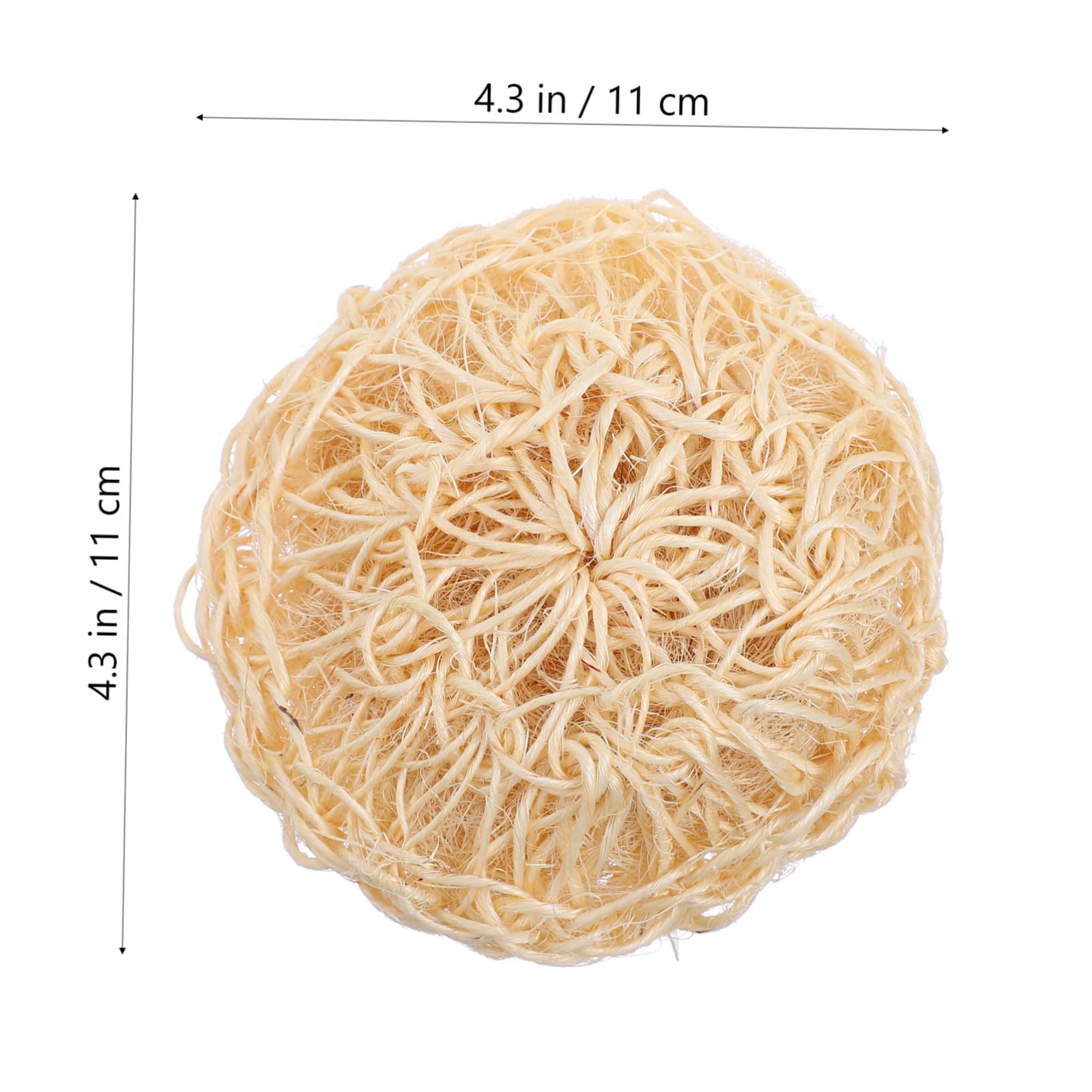 OSOLADY 2Pcs Sisal Bath Balls Organic Shower Scrubbers for Exfoliating Skin Durable Bath Sponge for Comfortable Body Cleansing for Daily Use The Shower Bath