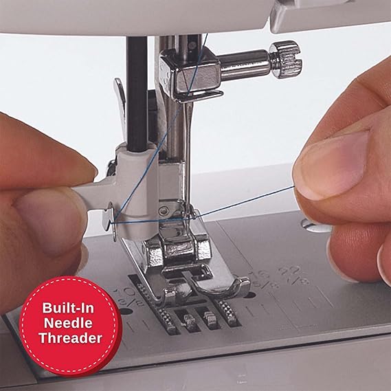 SINGER MX231 Lightweight & Portable Sewing Machine with Accessory Kit | 23 Built-In Stitches Deliver 97 Stitch Applications | LED Light, 1-step Buttonhole | Great for Crafts, Mending & DIY Sewing