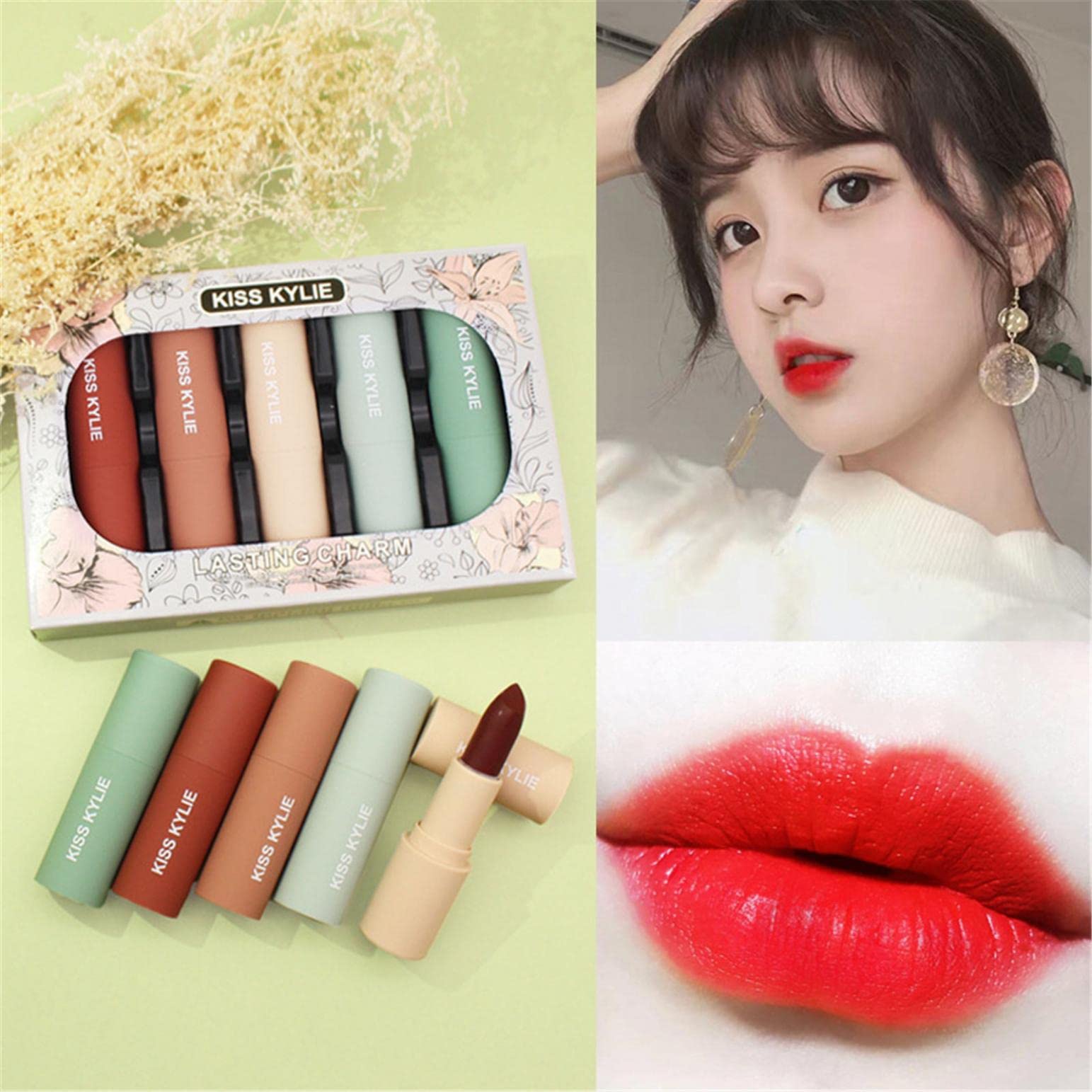 Amazon | BOBOGOJP リップ クリーム リップ 韓国コスメ 安い リップ